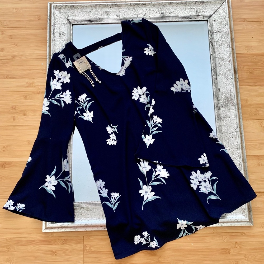 Floral Mini Dress - Picture 1 of 3